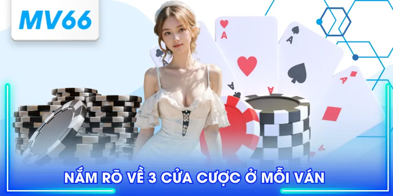 Siêu Phẩm Baccarat - Khám Phá Cách Chơi Chuẩn Từ Chuyên Gia 3 Nắm rõ về 3 cửa cược ở mỗi ván